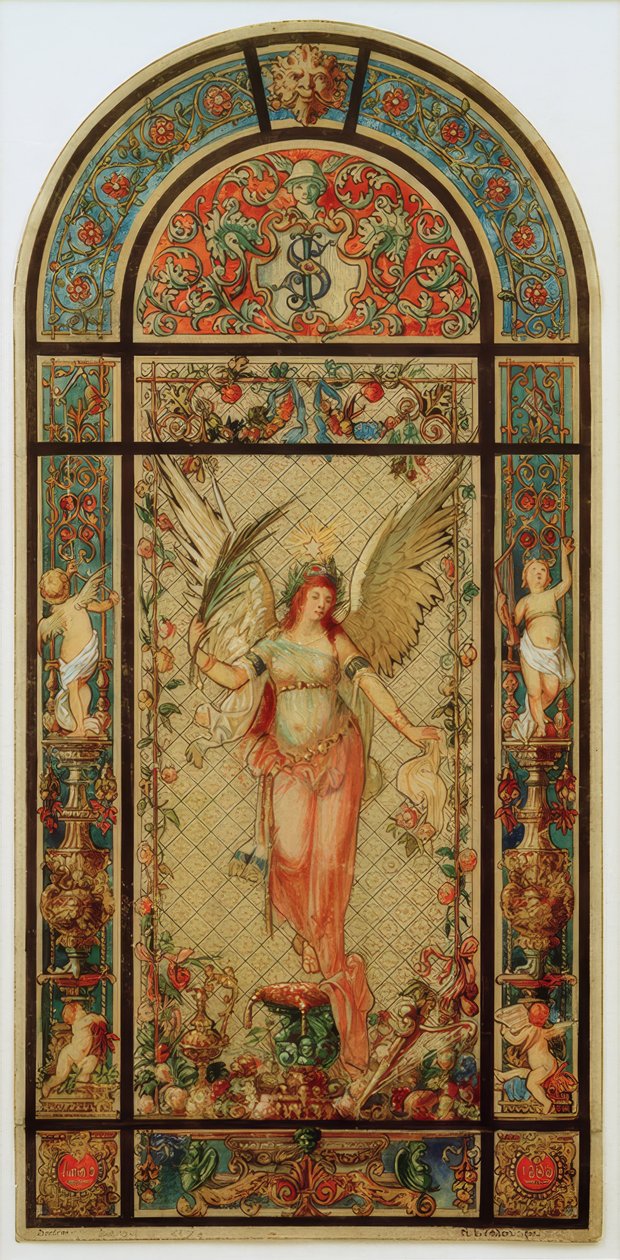 Design for et vindu av Melchior Lechter