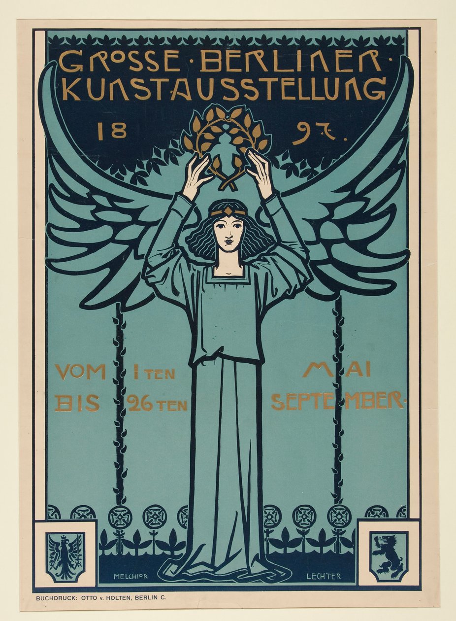 Stor kunstutstilling i Berlin av Melchior Lechter