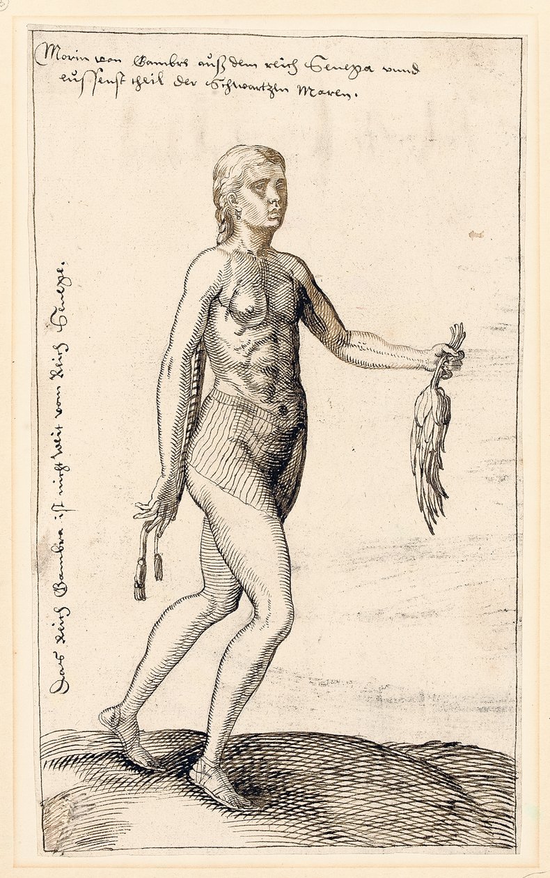 En kvinne fra Gambia, 1583 av Melchior Lorck