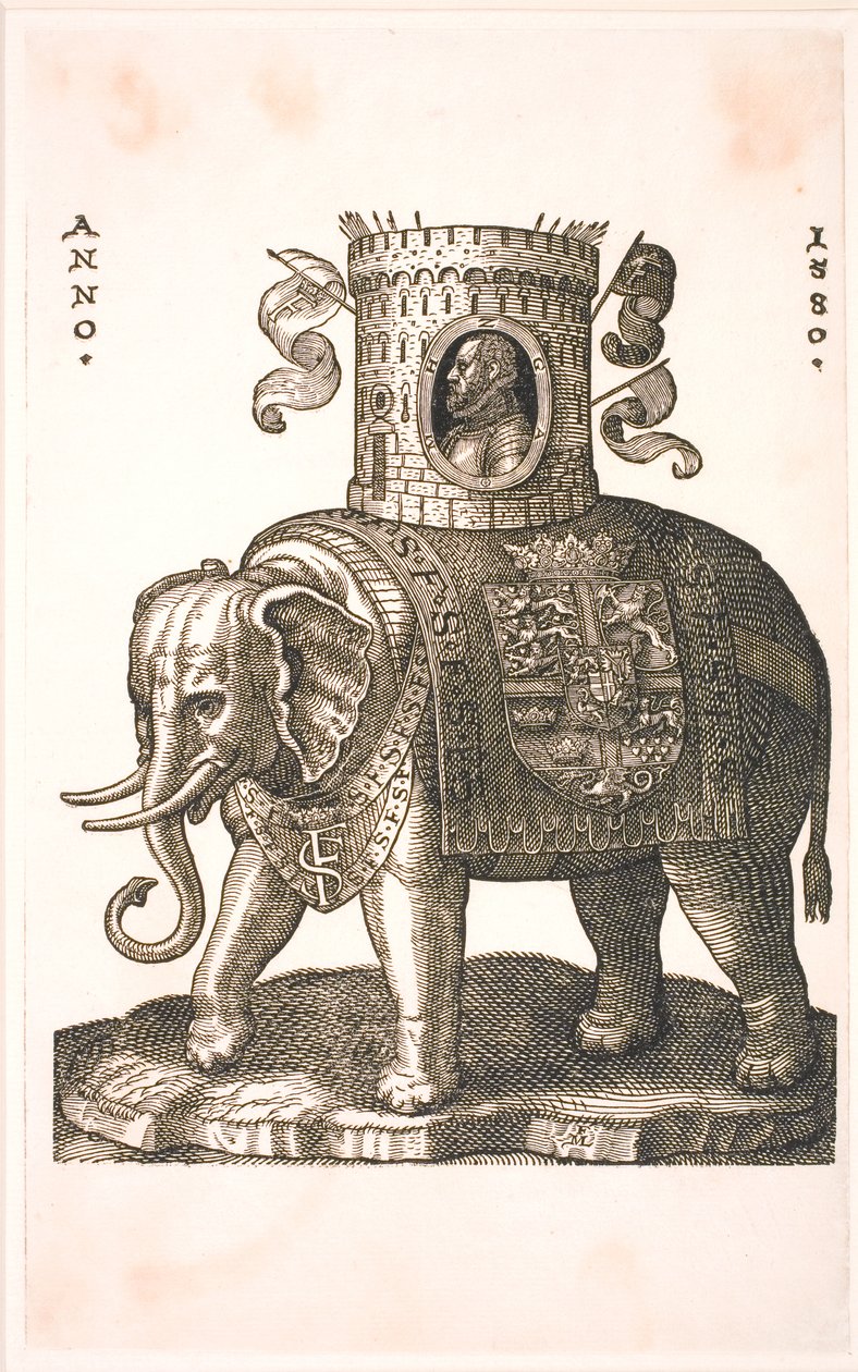 Elefantordenens emblem av Melchior Lorck