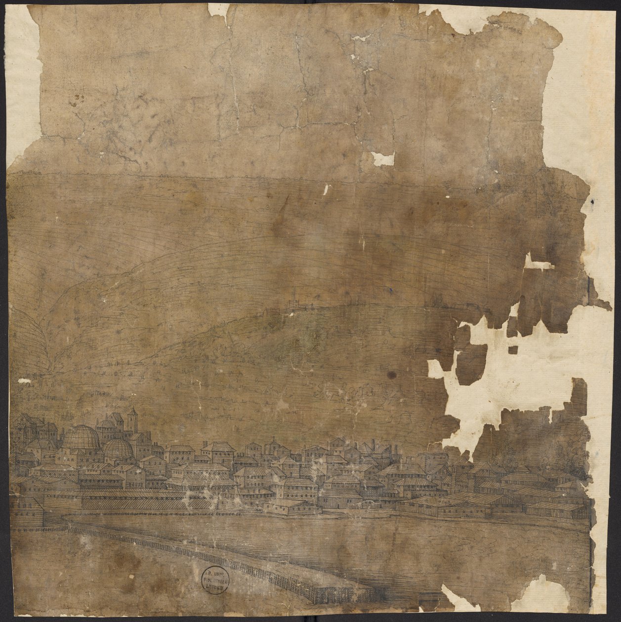 Engelsk: Prospect of Constantinople, Blad 21, Melchior Lorck, 1559 av Melchior Lorck
