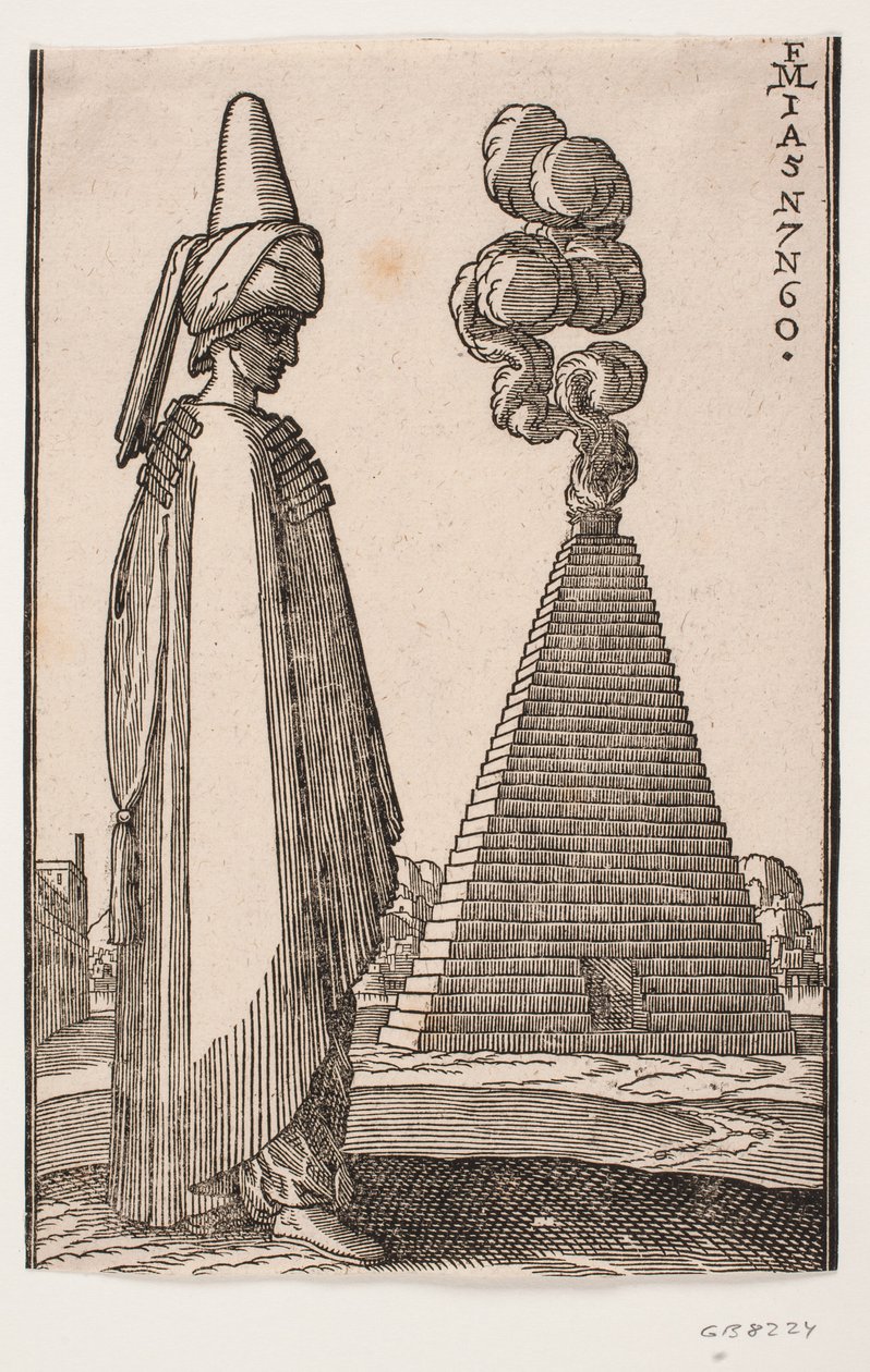 Kledd mann av Melchior Lorck