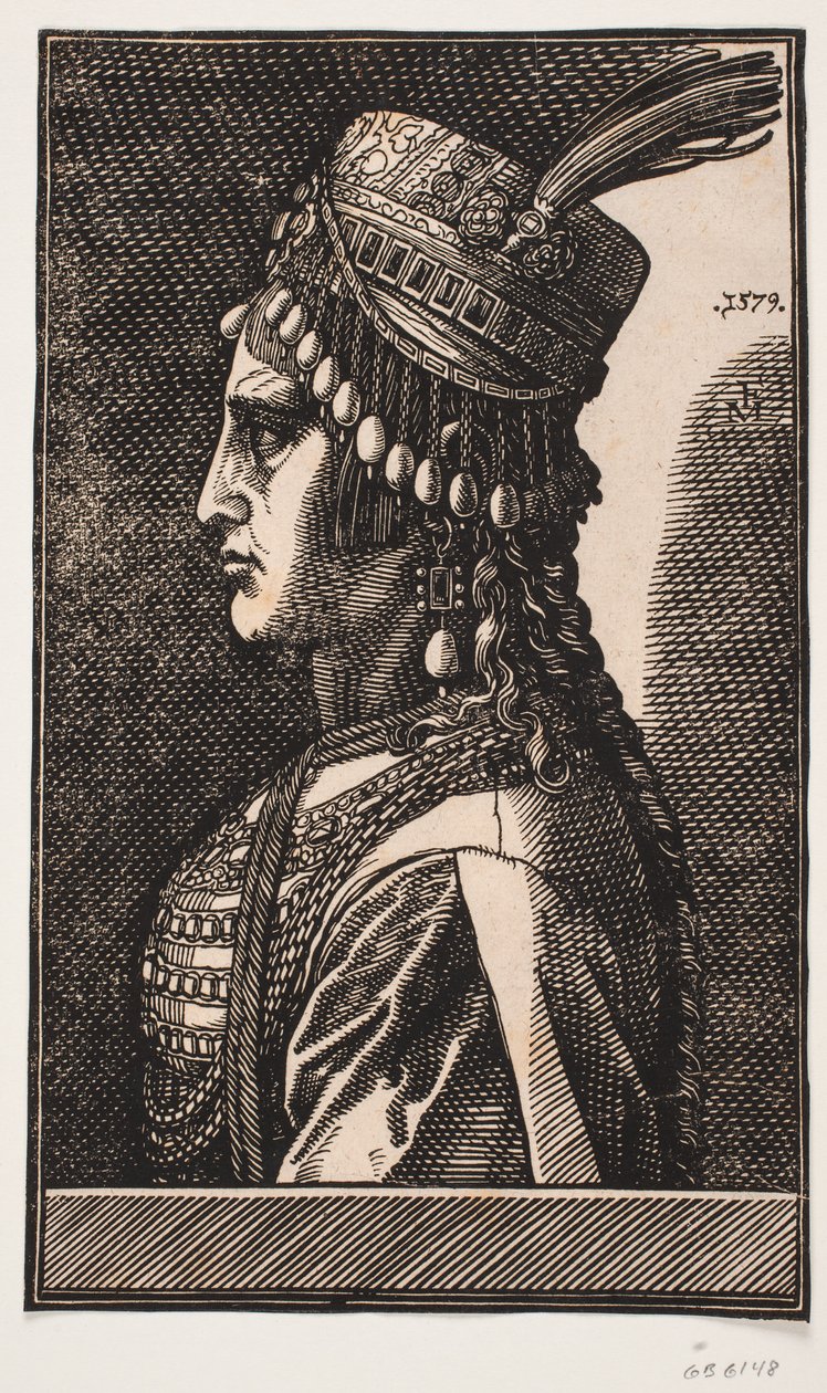 Edel tyrkisk dame av Melchior Lorck