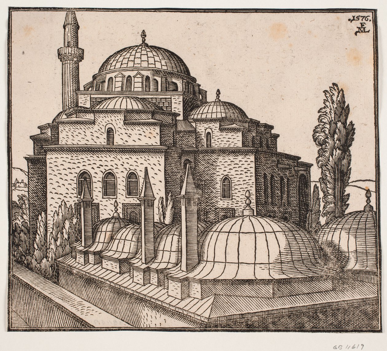Atik Ali Pasha-moskeen i Istanbul av Melchior Lorck