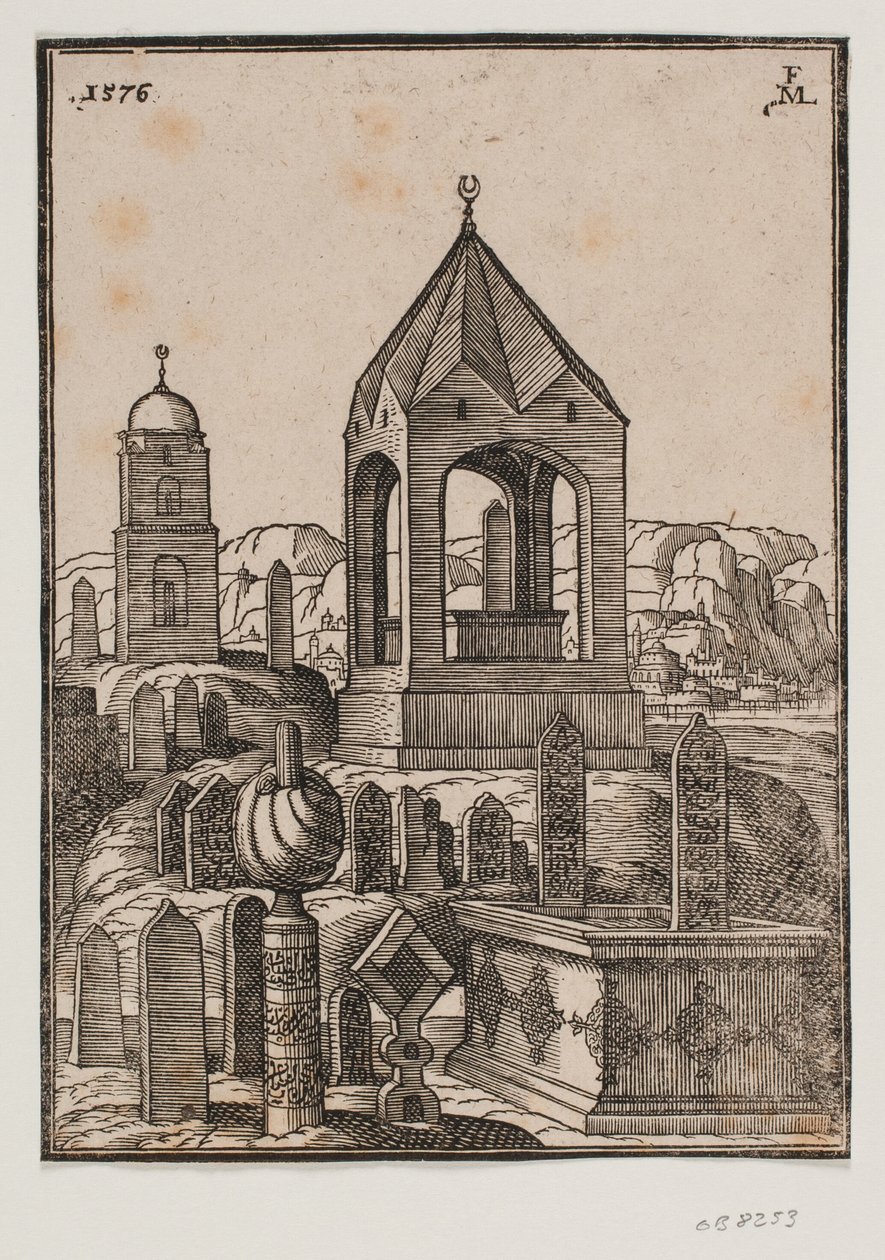 Tyrkiske graver av Melchior Lorck