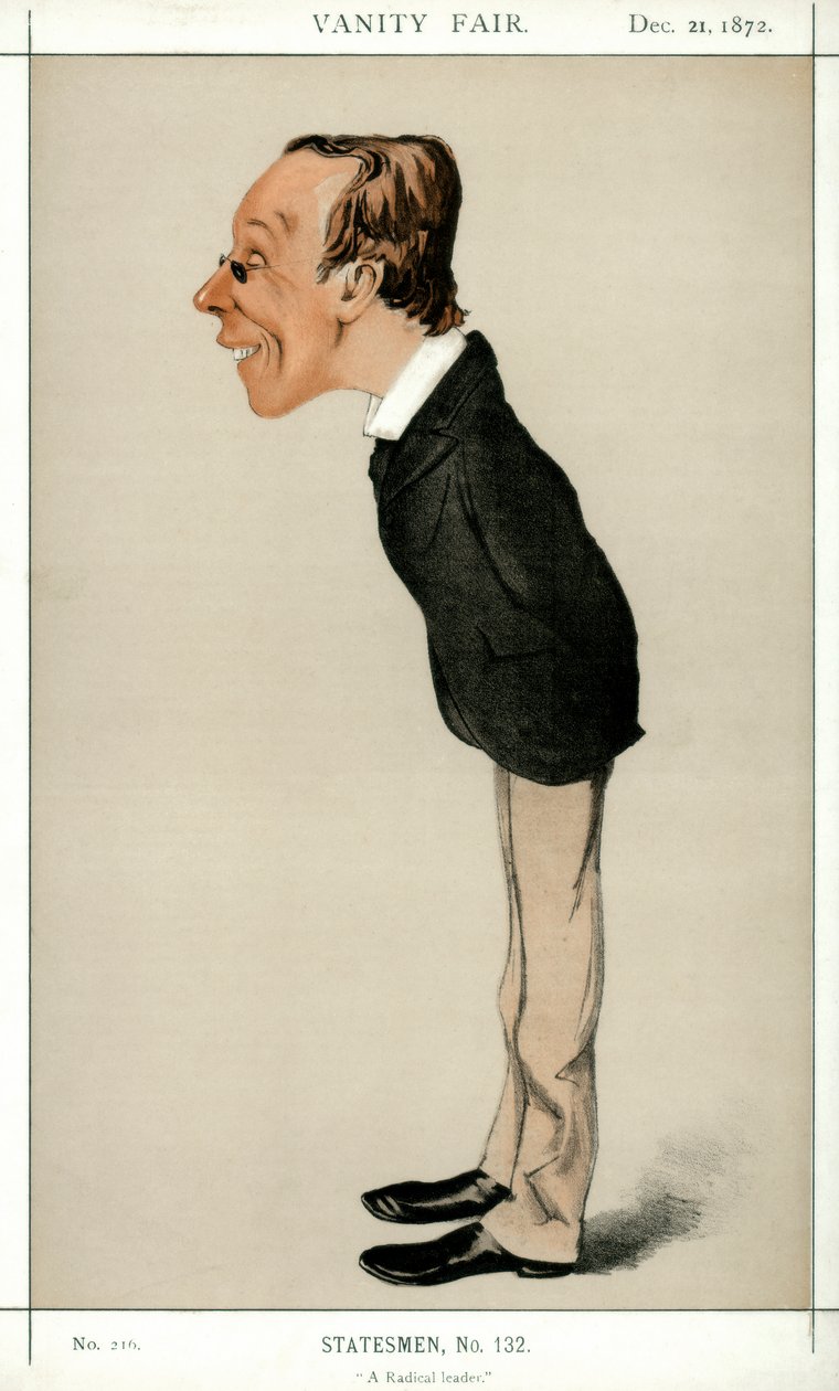 En radikal leder, Henry Fawcett MP, britisk politiker og økonom, 1872. av Melchiorre Delfico