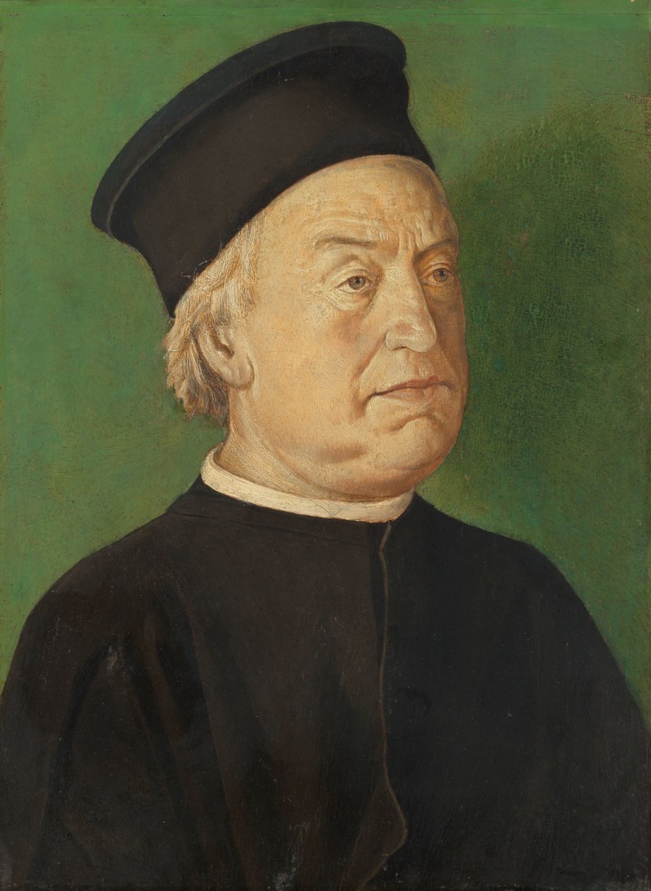 Portrett av en mann av Melozzo da Forlì (manner of)