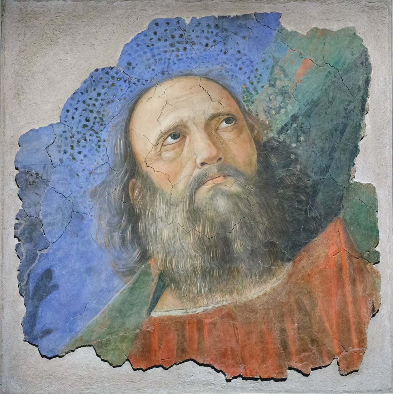 Apostolens hode, ca. 1480 (fresco) av Melozzo da Forli