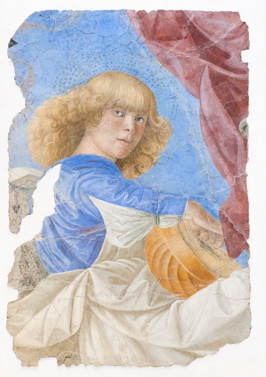 Musikkskapende engler, rundt 1480 (fresco) av Melozzo da Forli
