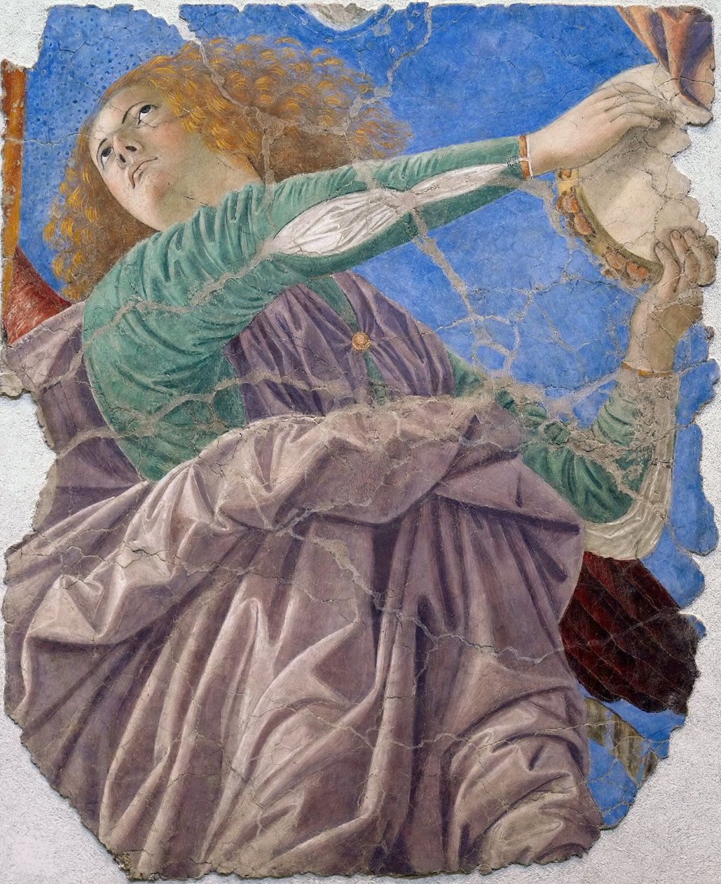 Musikerengel av Melozzo da Forli, ca. 1480 (fresco) av Melozzo da Forli