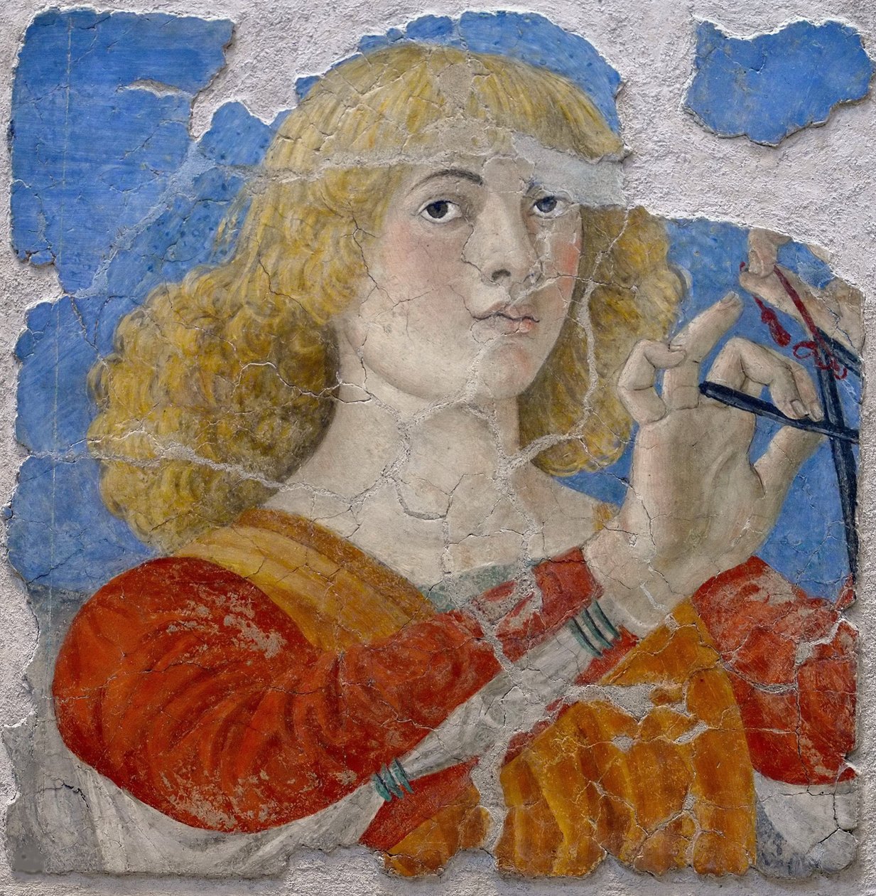 Musikerengel av Melozzo da Forli, ca. 1480 (fresco) av Melozzo da Forli