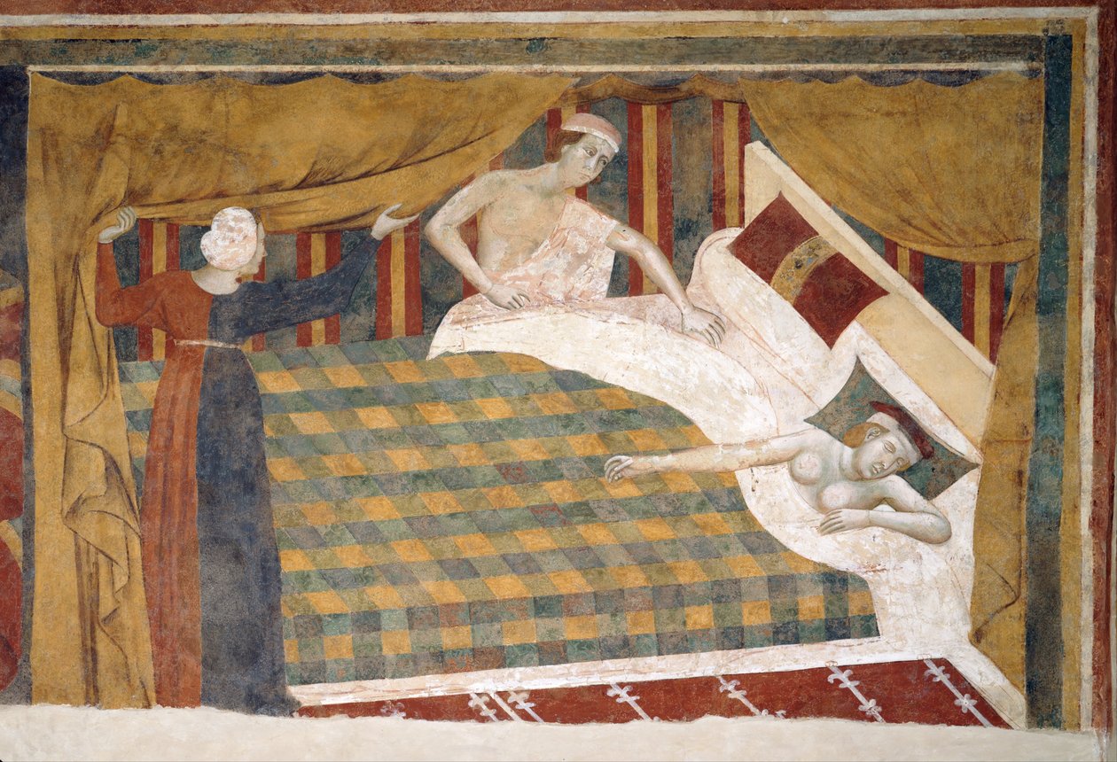 Scene fra ekteskapet, ca 1306 av Memmo di Filippuccio