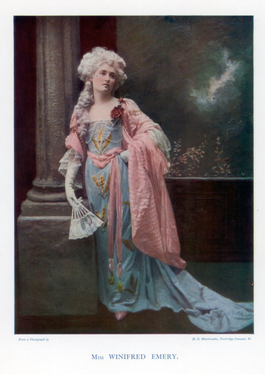 Winifred Emery , engelsk skuespillerinne, 1901. av Mendelssohn