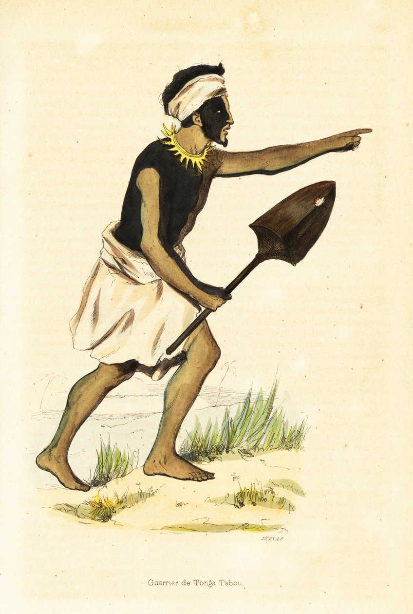 Warrior of Tonga, Kingdom of Tonga av Mercier Mercier