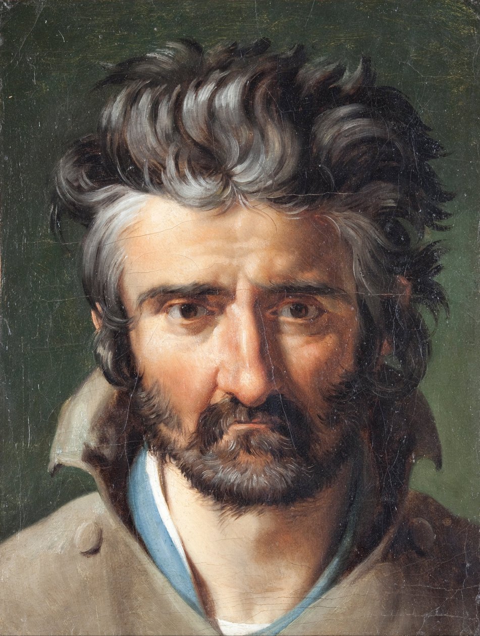 Hodet til en mann av Merry Joseph Blondel