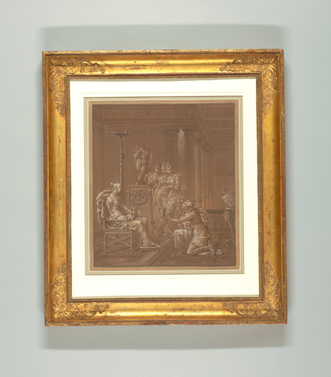 Tegning, Bakgrunnsdesign av Merry Joseph Blondel