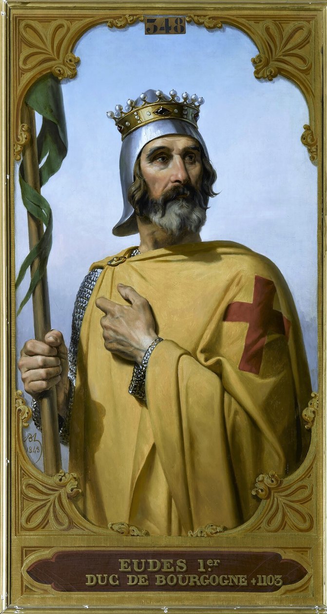 Hertug Odo I av Burgund 1060-1102, kalt Borel, 1843. av Merry Joseph Blondel