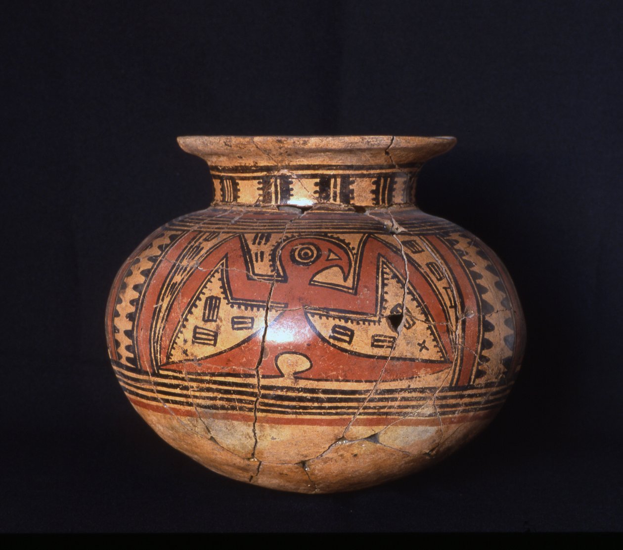 Begravelseskragekrukke, albuefase, 500-600 e.Kr. (keramikk) av Mesoamerican