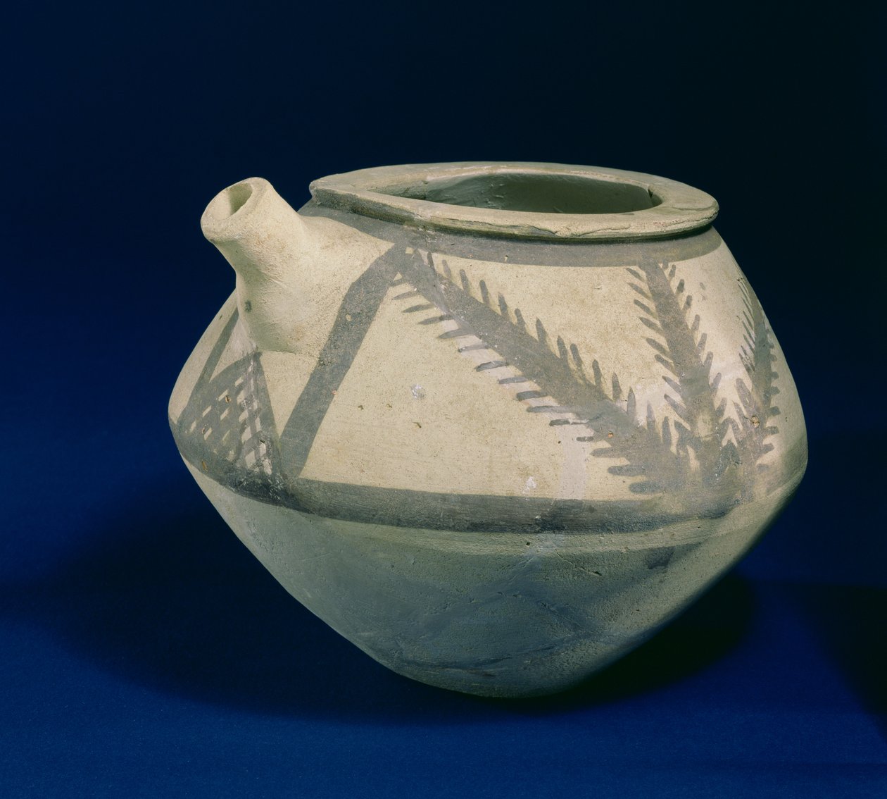 Utsprøytet fartøy fra Jamdat Nasr, Irak, 3000-2850 f.Kr. (malt keramikk) av Mesopotamian