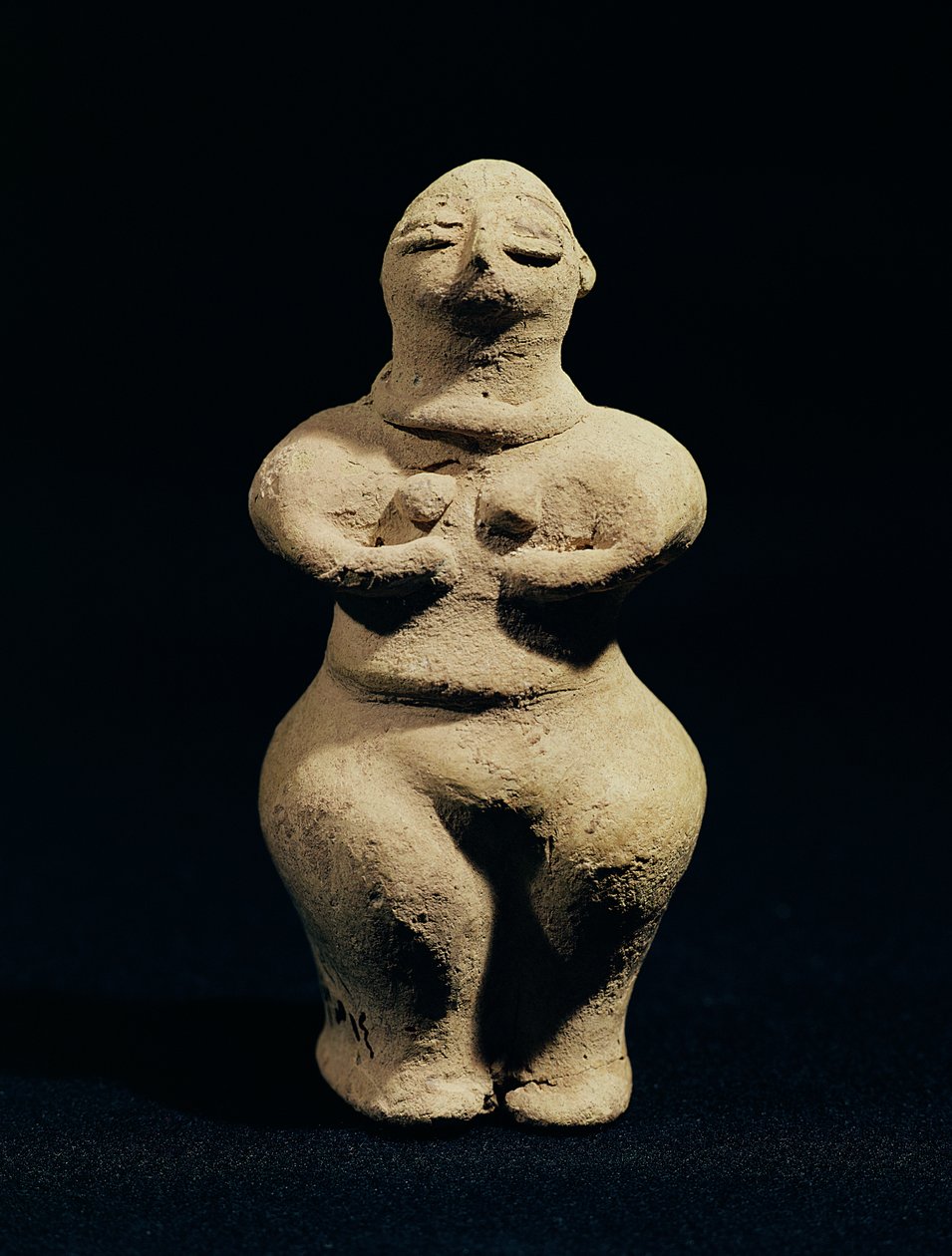 Statue av en gudinne, 6. årtusen f.Kr. (terrakotta) av Mesopotamian