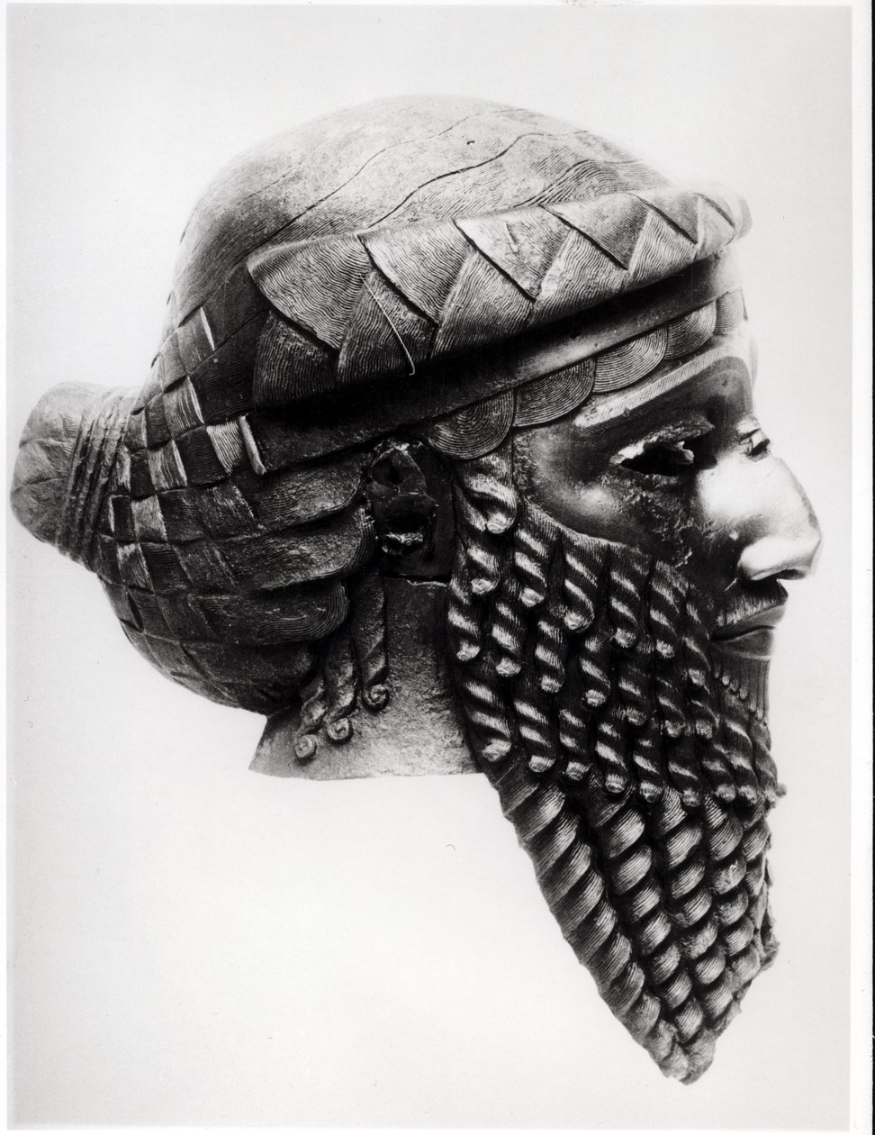 Leder for Sargon I (ca. 2334-2279 f.Kr.) 2400-2200 f.Kr. (kobber) (se også 189592) av Mesopotamian