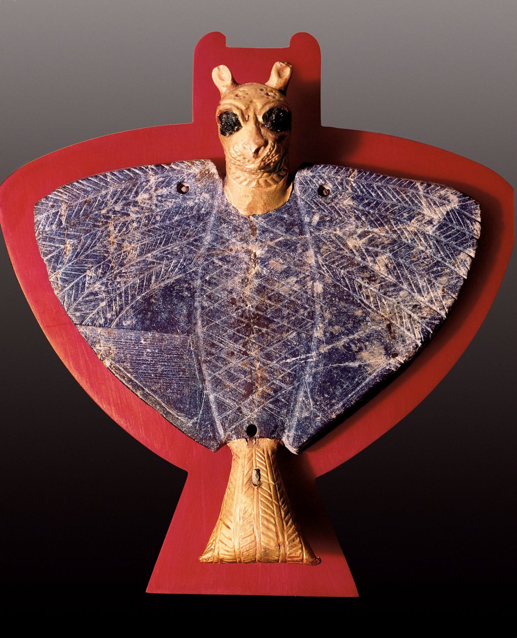 Mesopotamia:" Ørn med løvehode "Statuett fra Tresor fra Ur-dynastiet (skulptur) av Mesopotamian Mesopotamian