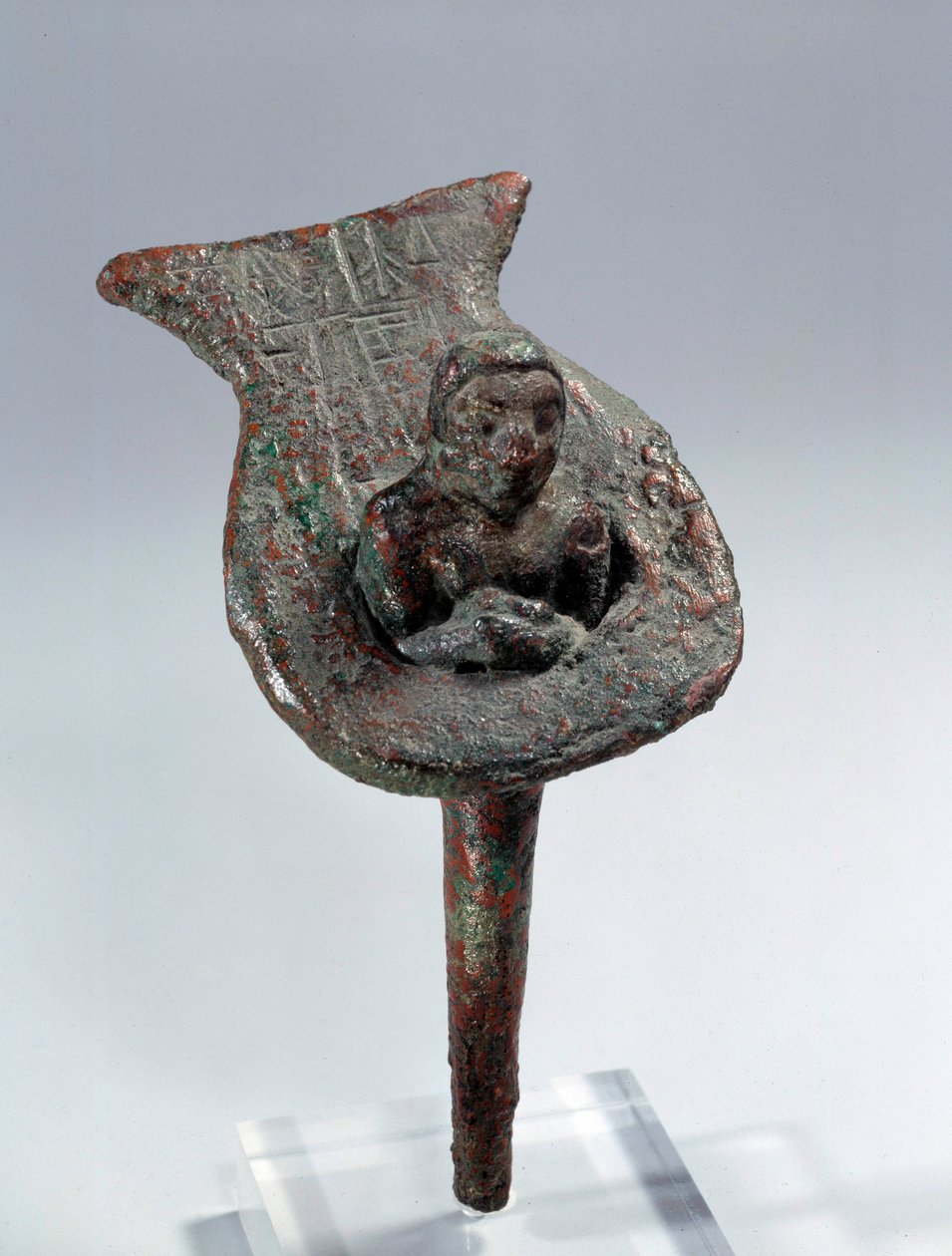 Mesopotamia: grunnfigur (spiker og kobberstøtte) av Ur Nanshe, prins av Lagash. 2800 f.Kr. Fra nettstedet til Tello. Dim 0,11 m x 0,11 m Paris, musee du Louvre av Mesopotamian Mesopotamian