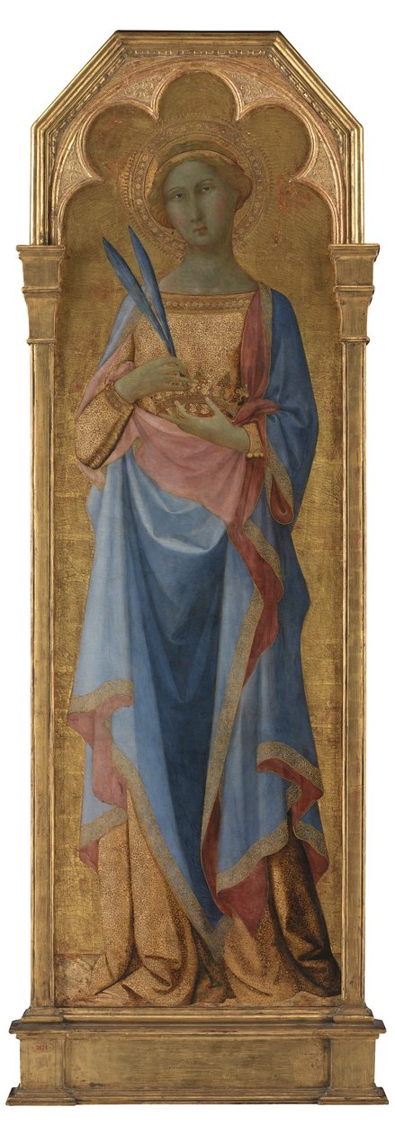 St. Corona av Mesteren for Palazzo Venezia Madonna