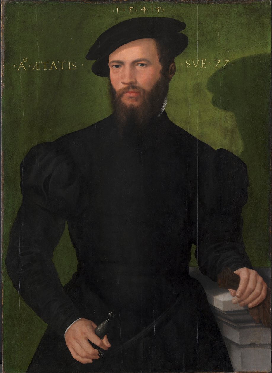 Portrett av en gentleman på 27 år av Mesteren fra 1540