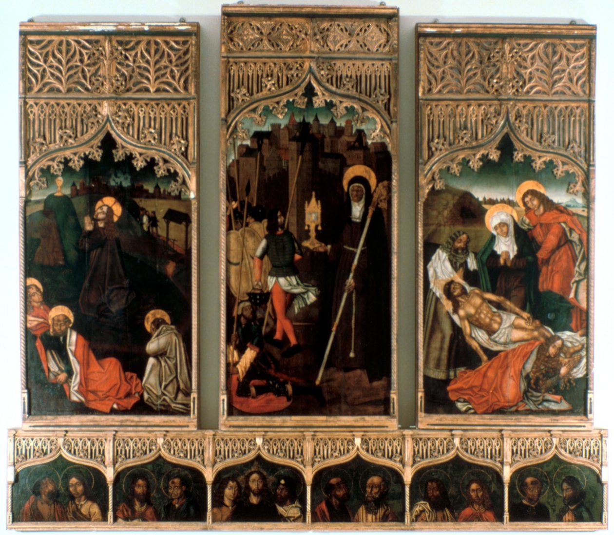 Triptych of Santa Clara, 1486 av Mestre Hilarius