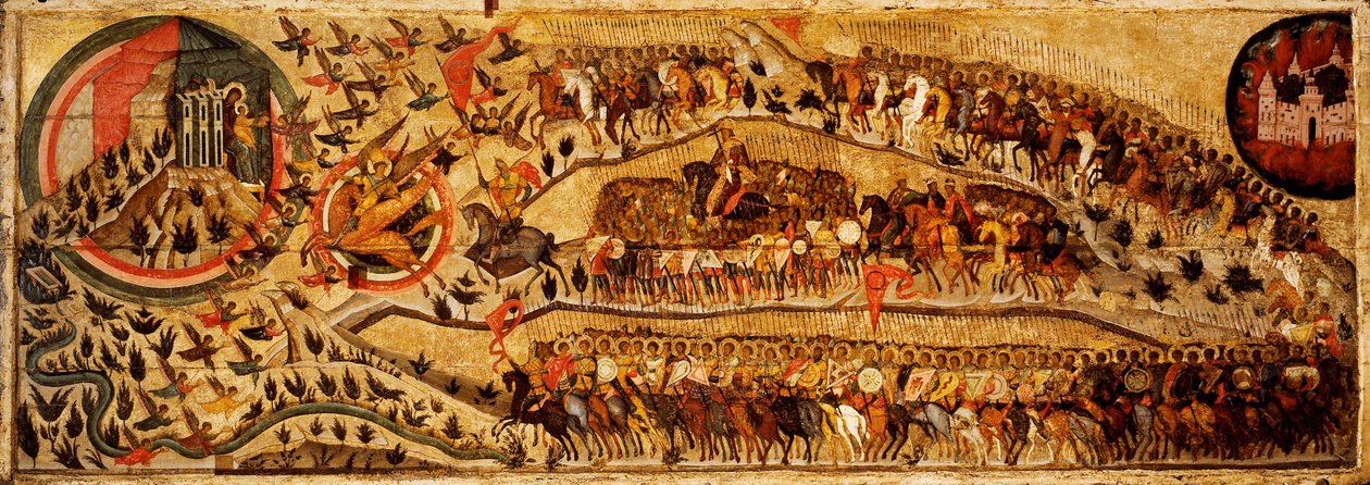 Velsignet være himmelens konges vert, 1550-tallet av Metropolitan of Moscow Athanasius