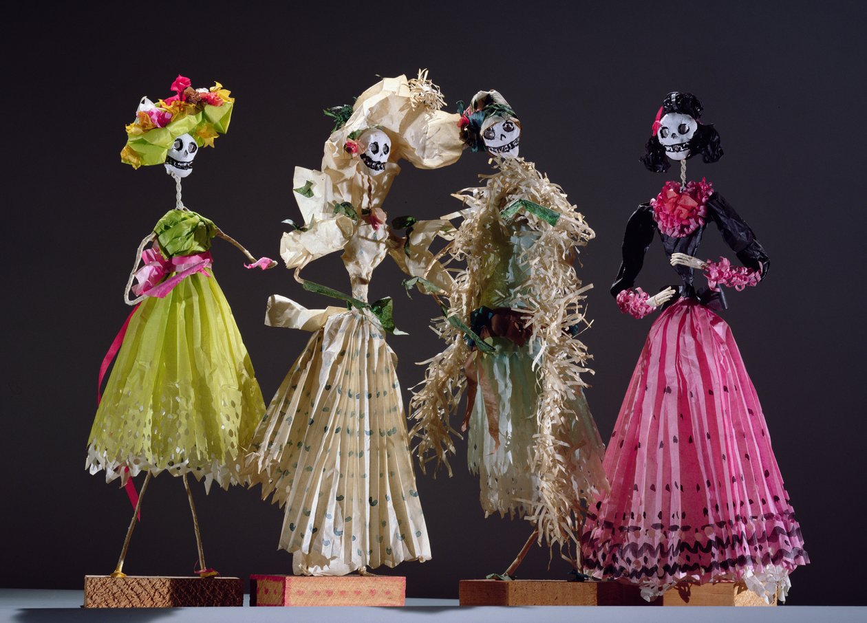 Ladies of the Day of the Dead, fra Oaxaca av Mexican School