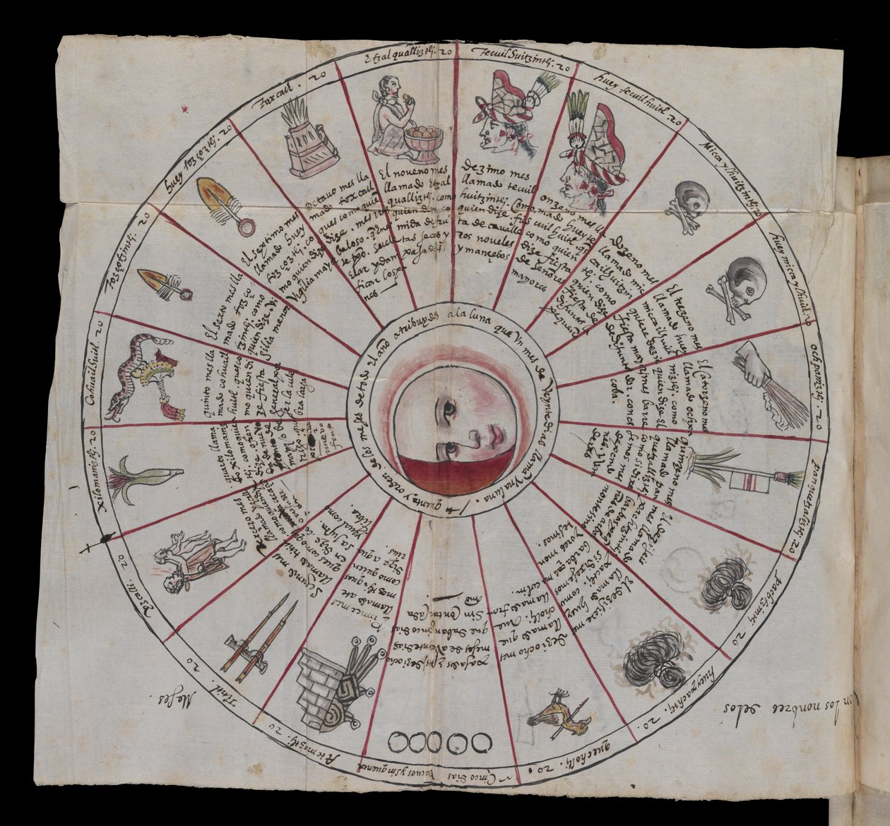 MS Hunter 242, innlegg fol.177-178 (penn og blekk på papir) av Mexican School