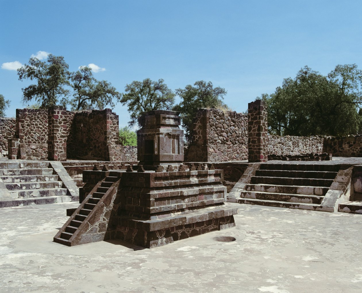 Palace of Atetelco av Mexican School