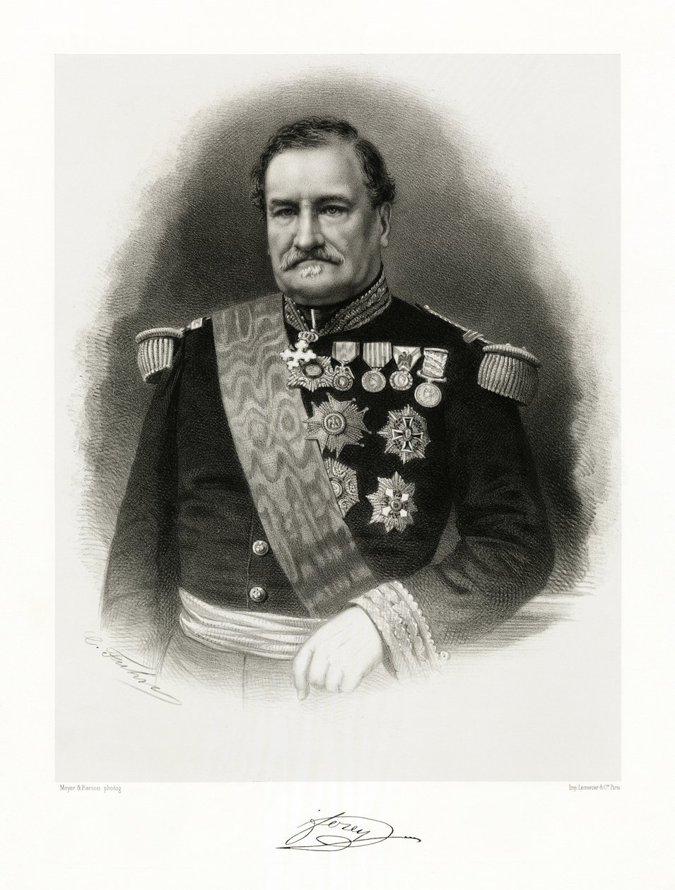 Élie Frédéric Forey, 1865-66 av Meyer and Pierson