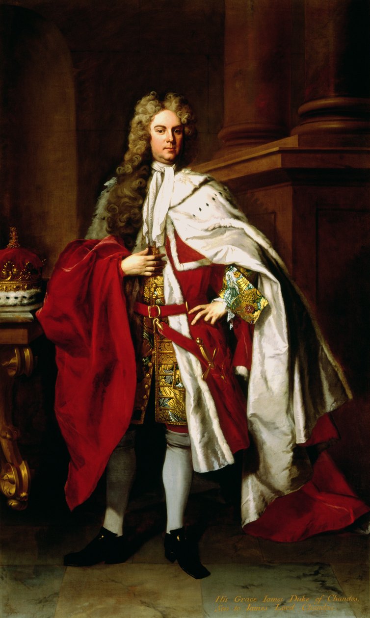 James Brydges (1673-1744) 1. hertug av Chandos av Michael Dahl