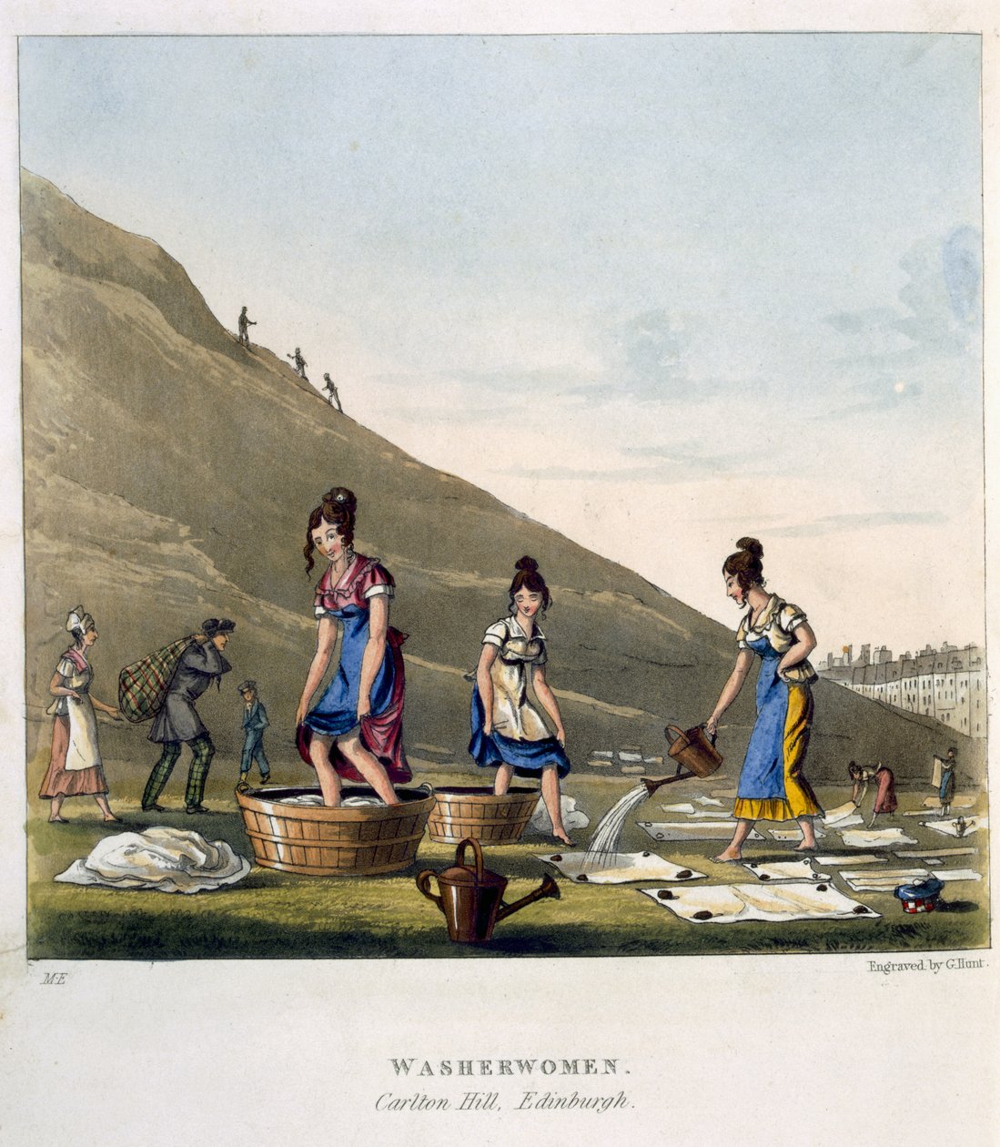Washerwomen, Calton Hill, Edinburgh, fra 