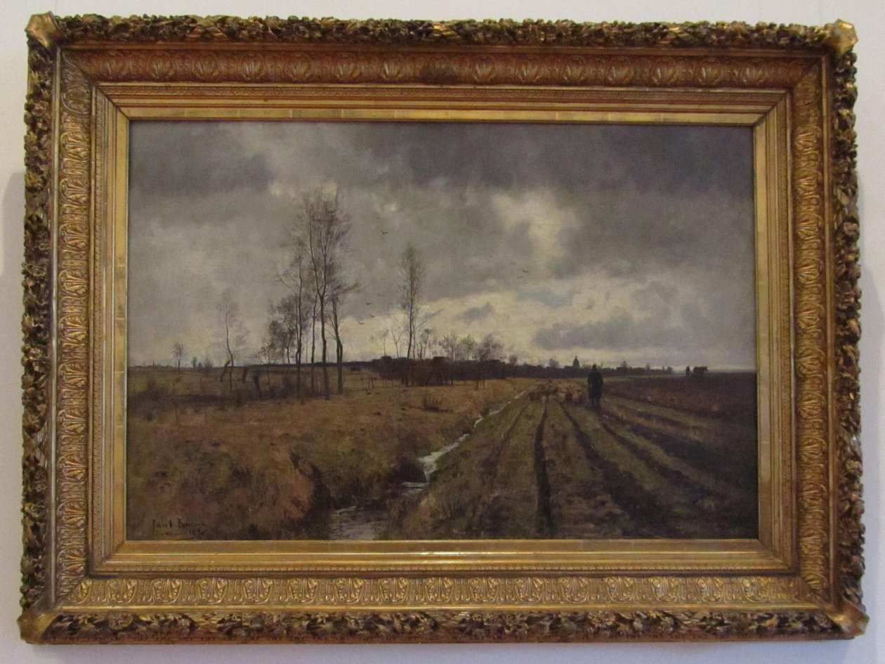 Weg nach Niedergrunstedt, Paul Baum, 1886, utstilt i slottsmuseet i Weimar. av Michael Sander Sander