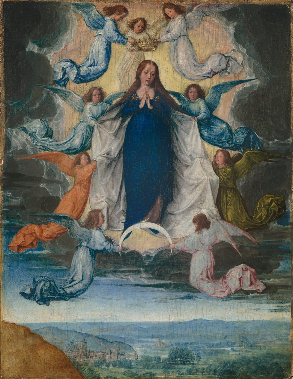 Antagelse av Maria av Michael Sittow