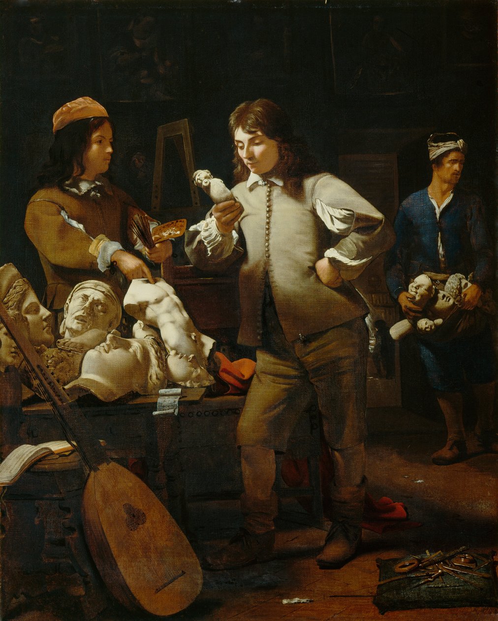 I studioet, 1652 av Michael Sweerts