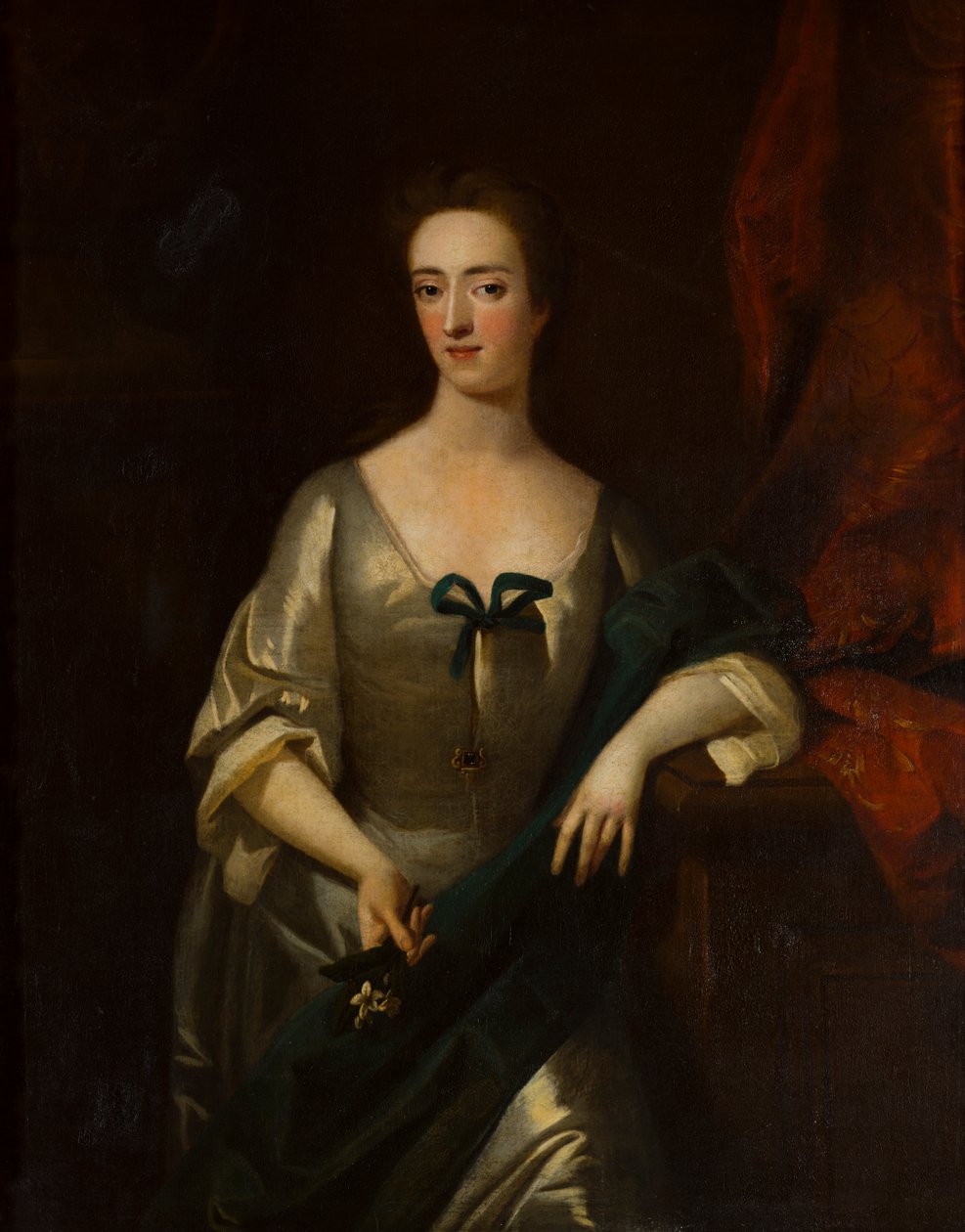 Portrett av Charlotte Lady Myddelton (1679-1731), ca. 1699-1731 (olje på lerret) av Michael (circle of) Dahl
