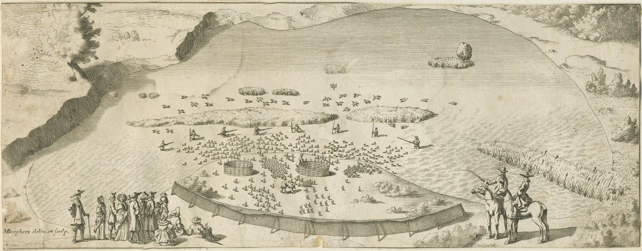 High Offley - Shebben Pool: gravering, nd [1653-1686] (trykk) av Michael Burghers