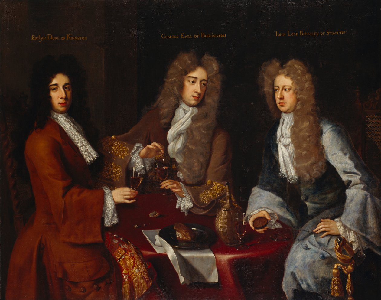 Jarl av Burlington, hertug av Kingston-upon-Hull og baron Berkeley av Stratton, 1690-tallet av Michael Dahl