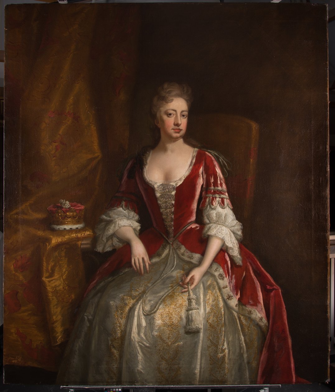 Portrett av Lady Elizabeth Percy, kone til Charles, 6. hertug av Somerset (1667-1722) av Michael Dahl