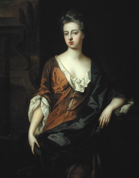 Portrett av Rachel Russell (1674-1725) hertuginne av Devonshire (olje på lerret) av Michael Dahl
