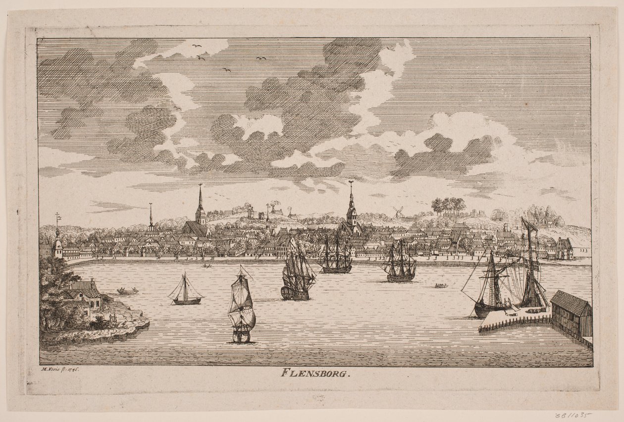 Prospekt av Flensburg av Michael Fosie