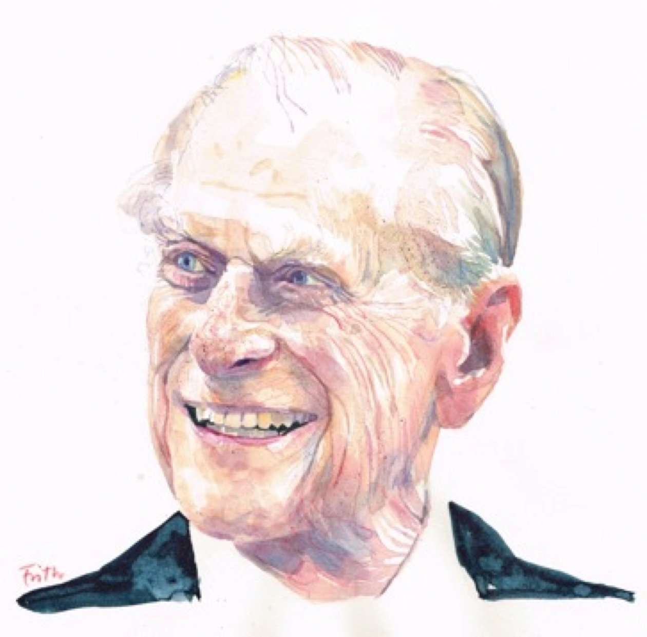 Prins Philip, hertug av Edinburgh (akvarell) av Michael Frith