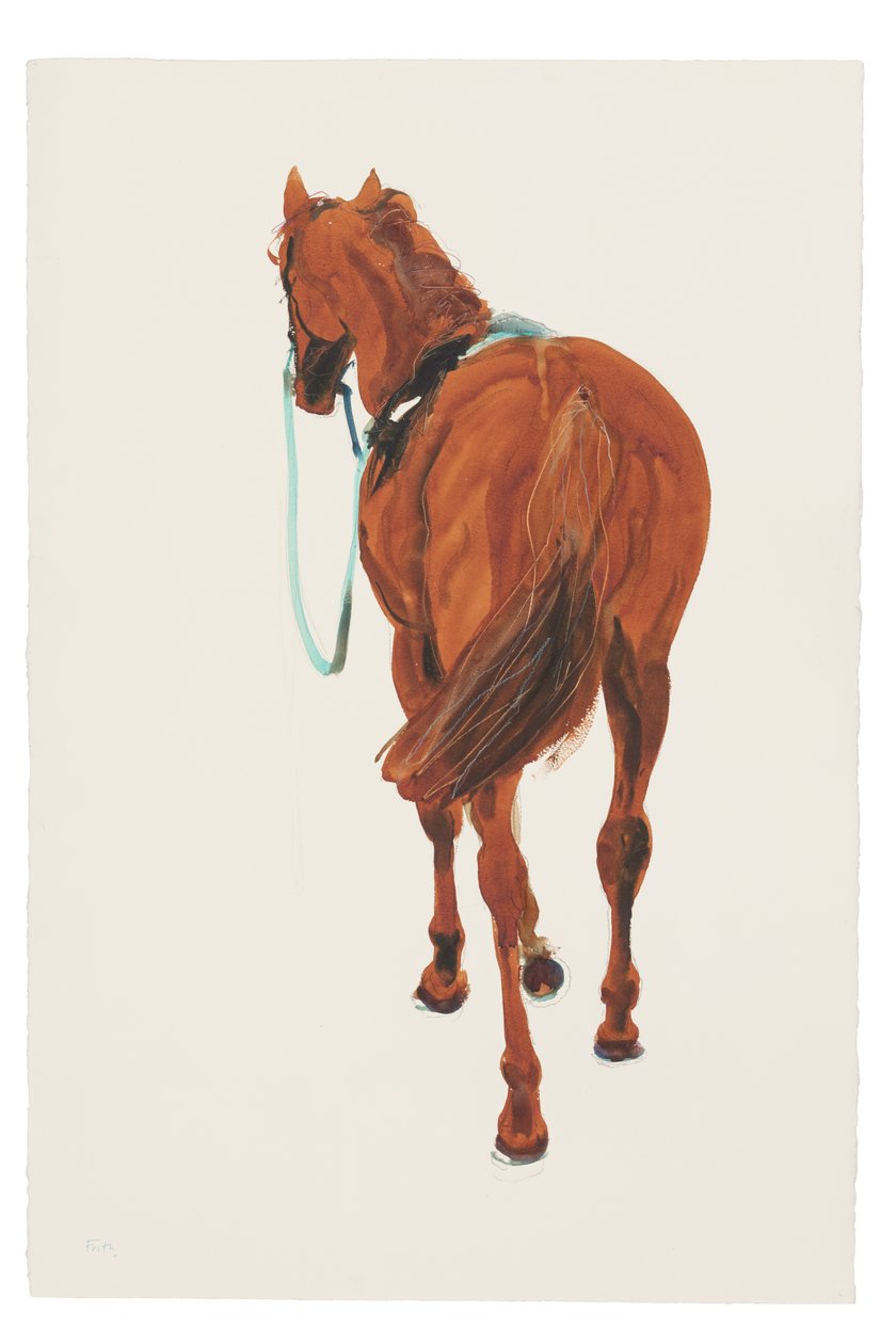 Uten tittel, 2018 (akvarell på papir) av Michael Frith