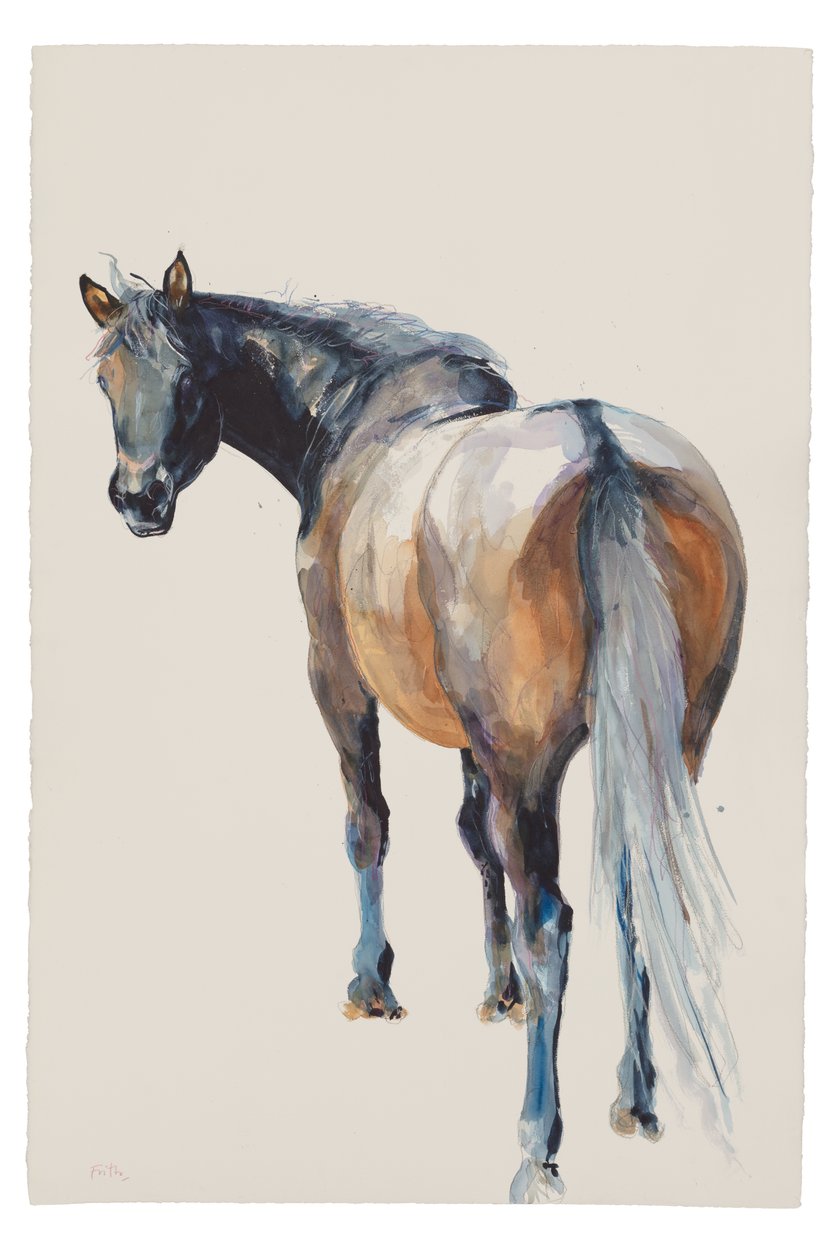 Uten tittel, 2018 (akvarell på papir) av Michael Frith