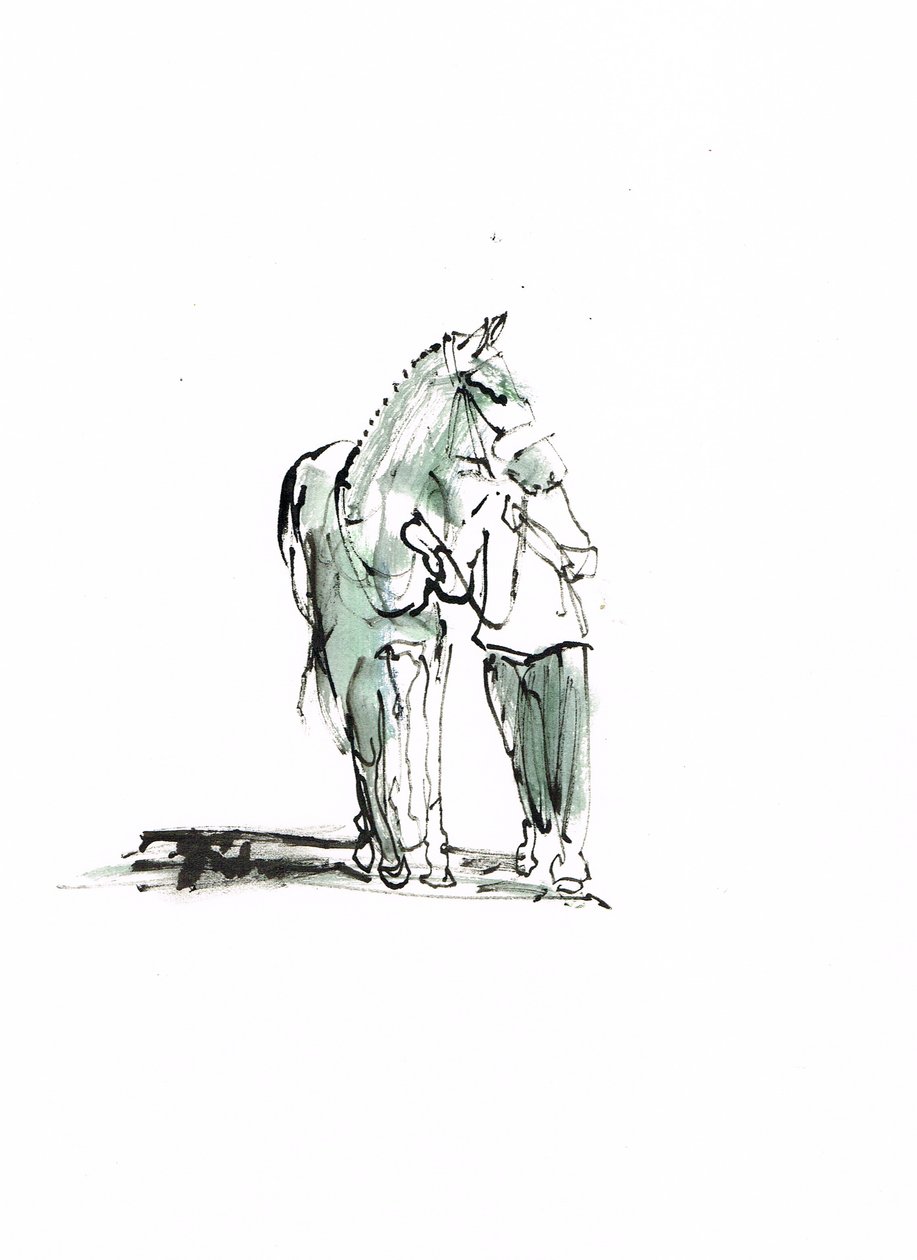 Uten tittel, 2018 (akvarell på papir) av Michael Frith